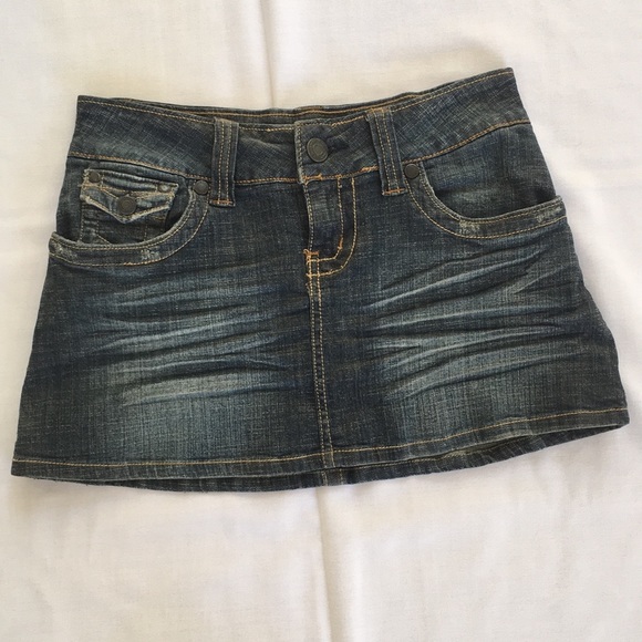 3 Denim Mini Skirts - Picture 4 of 8